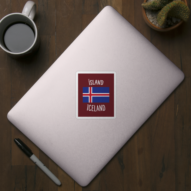 Iceland Flag by phenomad